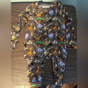 Mickey Safari Print Bamboo Pajama Set